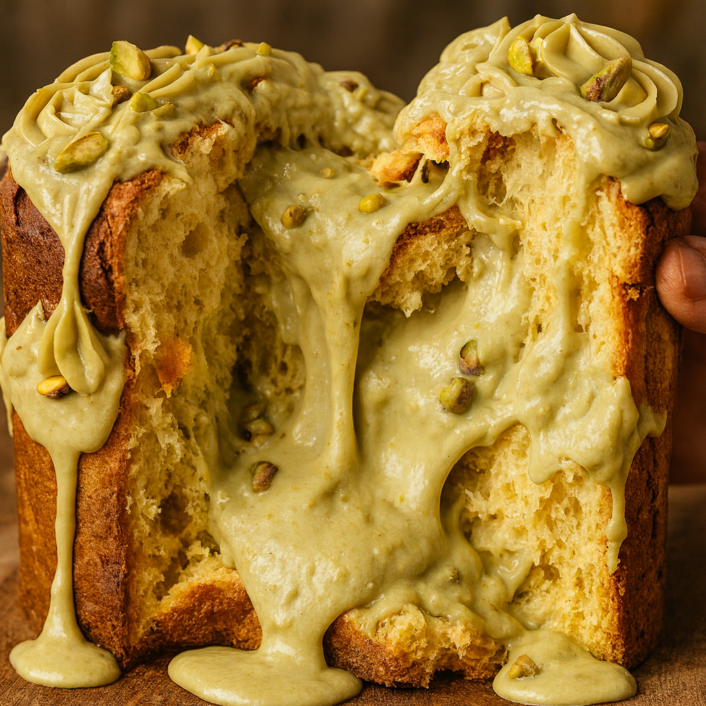 Panetone Caseiro de Pistache