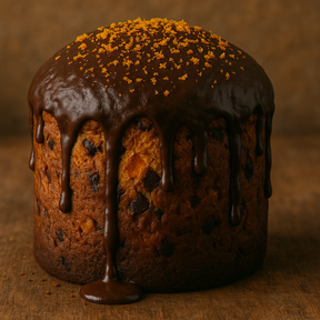 Panetone Caseiro de Laranja com Chocolate