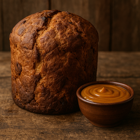 Panetone Caseiro de Doce de Leite