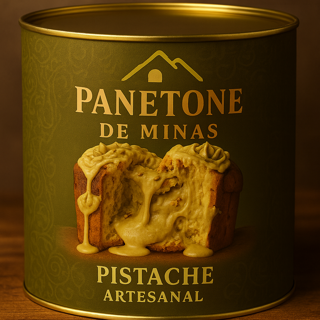 Panetone Caseiro de Pistache