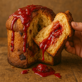 Panetone Caseiro de Morango