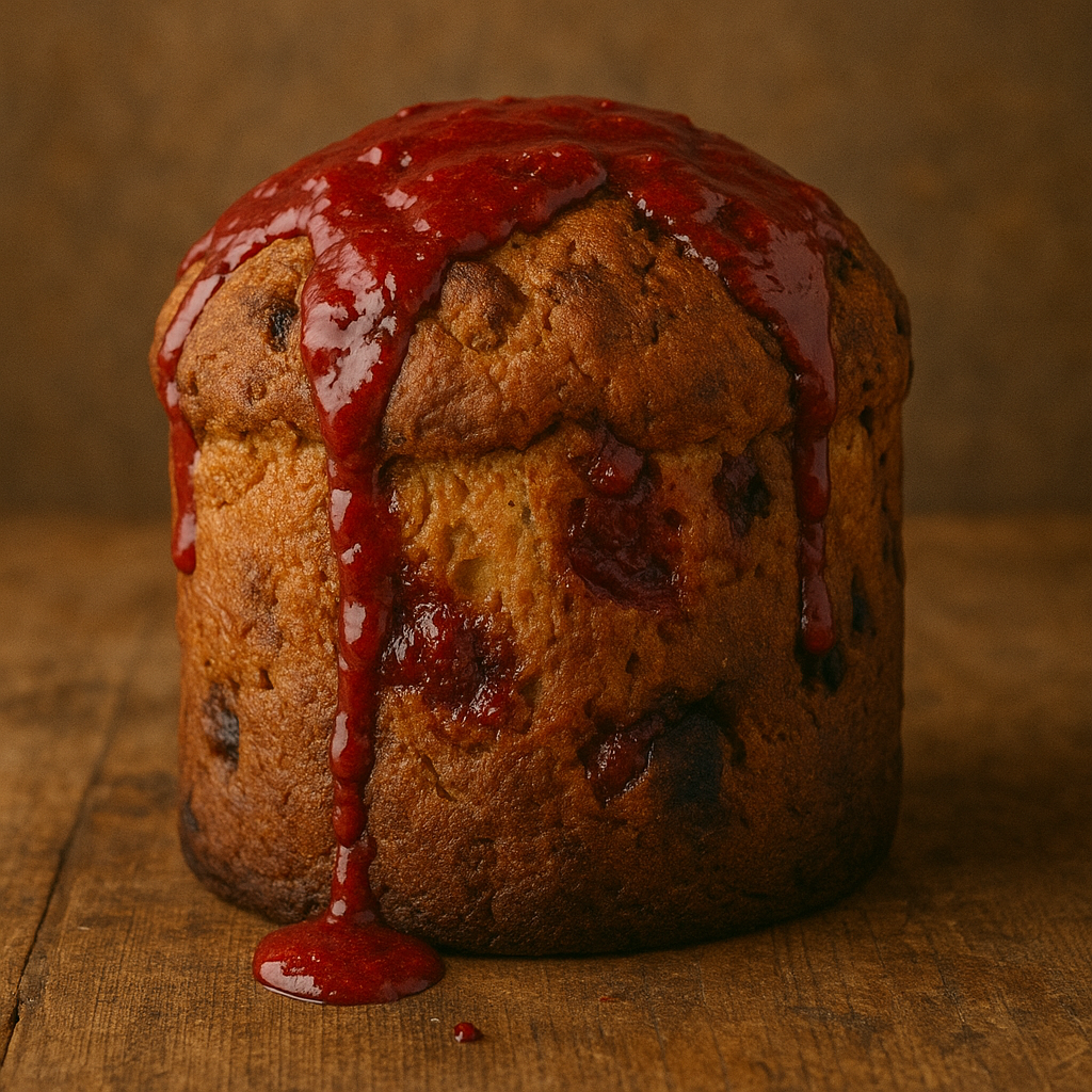 Panetone Caseiro de Morango