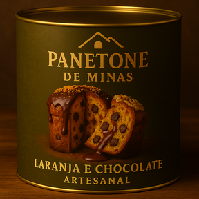 Panetone Caseiro de Laranja com Chocolate