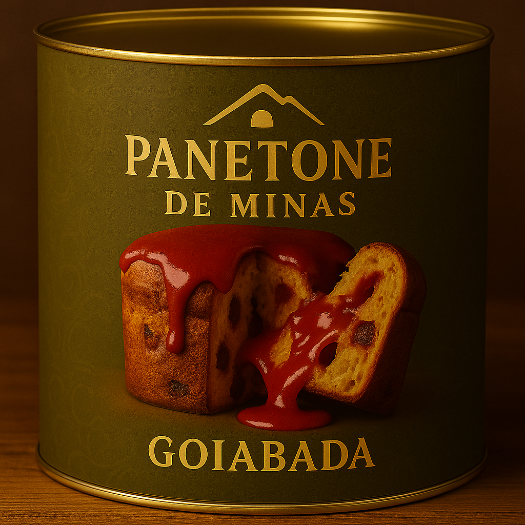 Panetone Caseiro de Goiabada